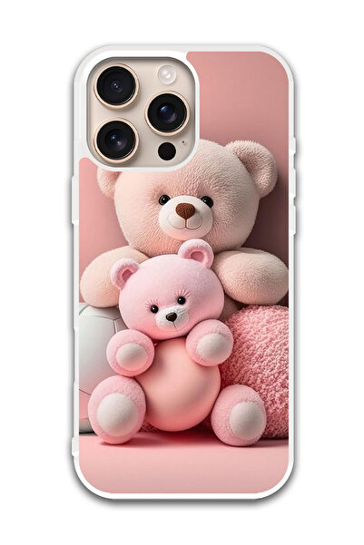 Theodor غطاء حماية لهاتف أبل آيفون 16 برو تيدي (مصد أبيض)