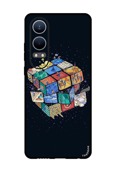 Theodor جراب واقٍ مضاد للخدش والصدمات لهاتف Oppo K12x (الصين) Cube