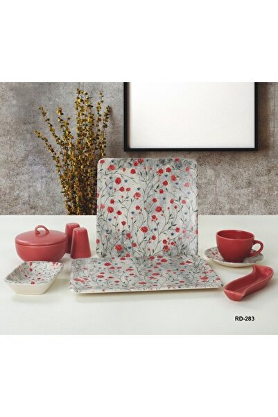 Remetta RİVA ELİTE KARE 30 Parça Kahvaltı Takımı RD-283