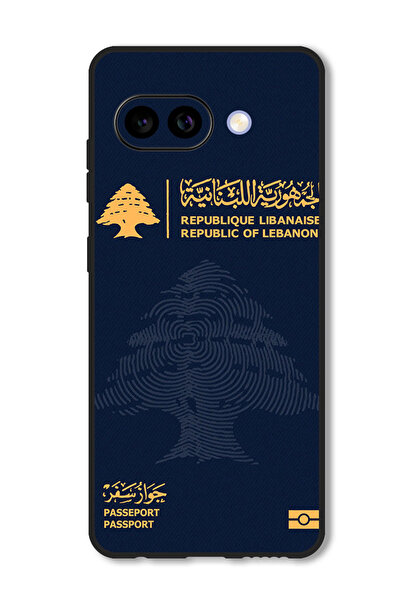 Theodor جراب متوافق مع هاتف Google Pixel 9A غطاء حماية مقاوم للصدمات ومتين من جواز سفر لبنان