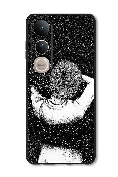 Theodor جراب متوافق مع هاتف Vivo V50 Lite غطاء حماية مقاوم للصدمات بتصميم خيا...