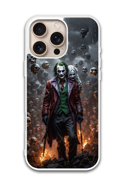 Theodor غطاء حماية لهاتف أبل آيفون ١٦ برو، فيلم "غوثام سيتي أرماجدون!" (مصد أبيض)