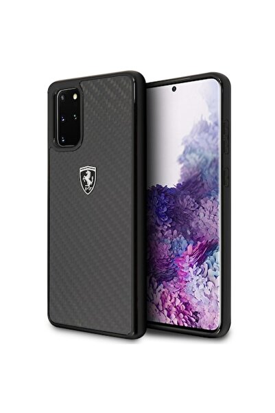 Ferrari Case for Samsung Galaxy S20+ 5G G986 / S20+ G985, Carbon Heritage, Black