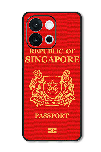 Theodor جراب متوافق مع OnePlus 13s مقاس 6.32 بوصة، غطاء حماية مقاوم للصدمات ومتين، جواز سفر سنغافورة