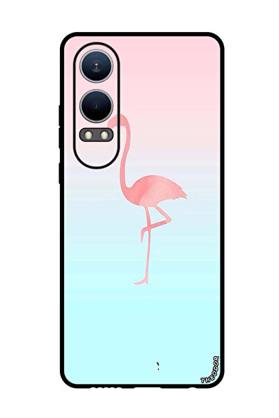 Theodor جراب واقٍ مضاد للخدش والصدمات لهاتف OnePlus Nord CE4 Lite، لون وردي فلامنغو