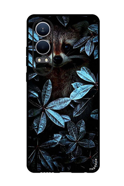 Theodor جراب واقٍ مضاد للخدش والصدمات لهاتف Oppo K12x (الصين) حيوان بين الأوراق