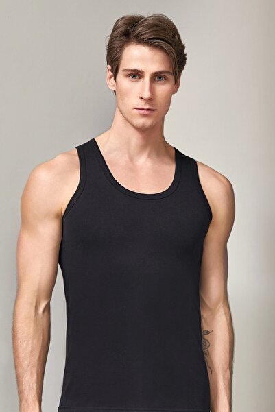 Berrak , 6'lı Paket Erkek Renkli Penye Pamuklu Atlet *****