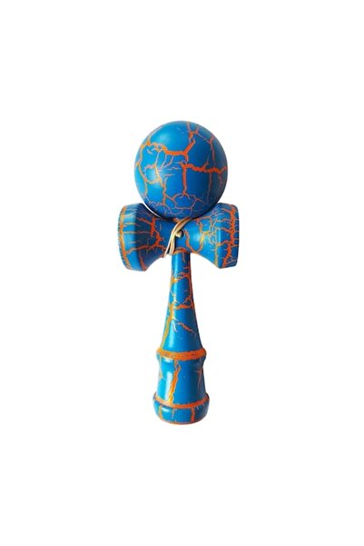 BV Pachet promo: Kendama profesionala Albastru/Portocaliu 14KD + Fidget Spinn...