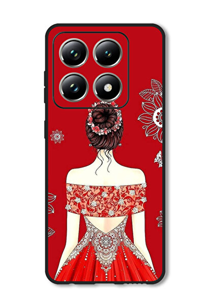 Theodor جراب متوافق مع هاتف Xiaomi 14T، غطاء حماية مقاوم للصدمات، لطيف ليدي