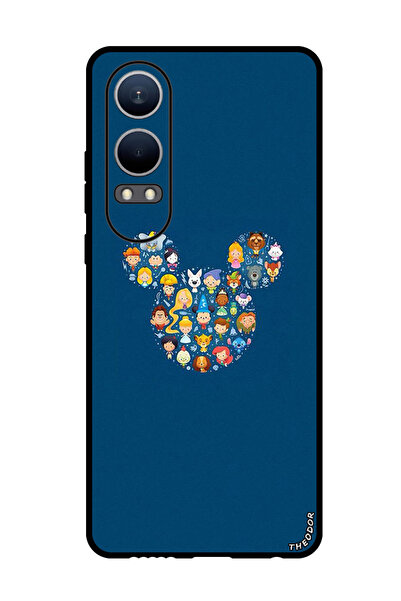 Theodor جراب واقٍ مضاد للخدش والصدمات لهاتف Oppo K12x (الصين) وجه ميكي