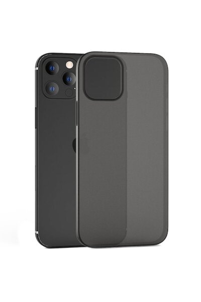 Tech-Protect Carcasă mată UltraSlim pentru Apple iPhone 12 / 12 Pro, neagră