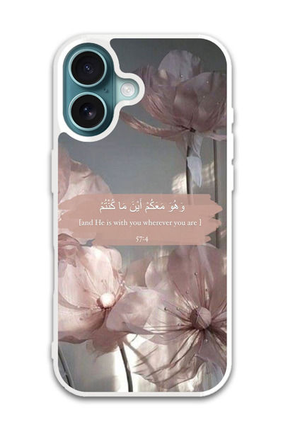 Theodor غطاء حماية لجهاز أبل آيفون 16 بلس (هو معك) (واقي أبيض)