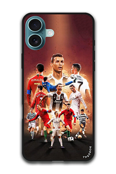 Theodor جراب واقٍ مضاد للخدش والصدمات لهاتف iPhone 16 Plus (6.7) بوصة رونالدو 6