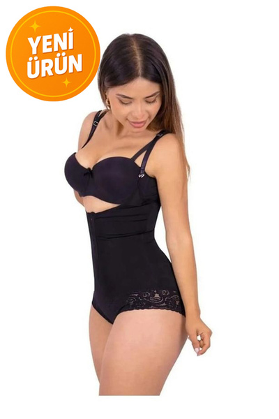 SAUNA SUIT High Waist Underbust, Knee Upper Leg Waist Basen Recovery Laser Cut Skin Shorts Corset