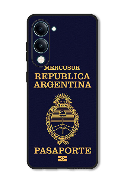 Theodor جراب متوافق مع هاتف Vivo Y29s، غطاء حماية مقاوم للصدمات، جواز سفر أرج...