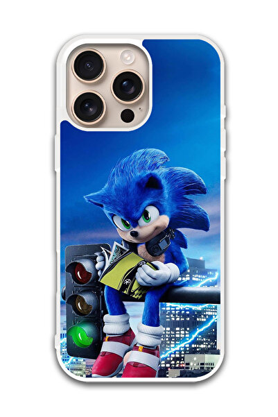 Theodor غطاء حماية لهاتف أبل آيفون 16 برو ماكس سونيك (مصد أبيض)