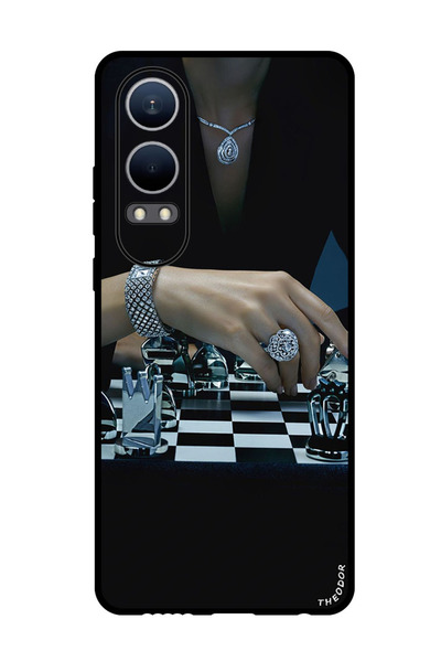Theodor جراب واقٍ مضاد للخدش والصدمات لهاتف Oppo K12x (الصين) Chess 1