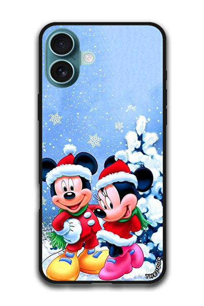 Theodor جراب واقٍ مضاد للخدش والصدمات لهاتف iPhone 16 (6.1) بوصة ميكي وميني ماوس