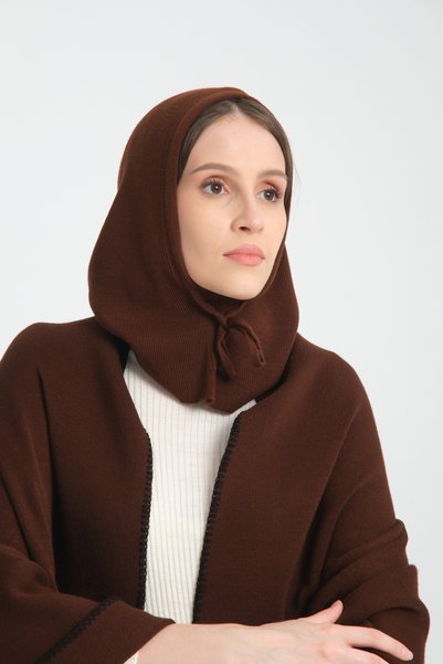 VEGA MODA Thin Knitted Balaklava, Ultra Soft Cold Weather Beanie & Hood, Thin Knitted Ultra Soft Winter Headgear