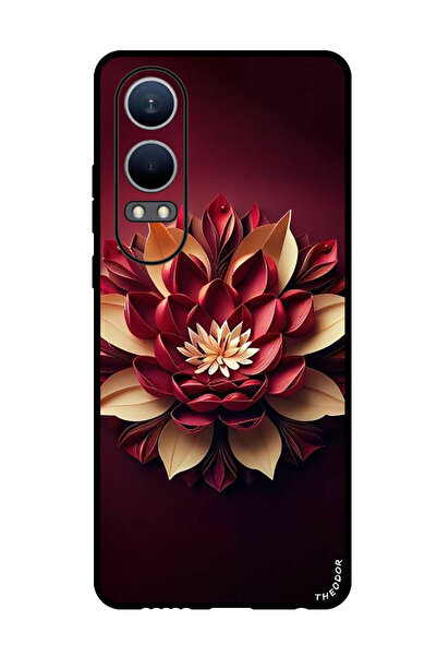 Theodor جراب واقٍ مضاد للخدش والصدمات لهاتف Oppo K12x (الصين) زهرة مجردة 2