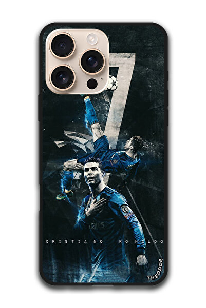 Theodor جراب واقٍ مضاد للخدش والصدمات لهاتف iPhone 16 Pro (6.3) بوصة رونالدو 3