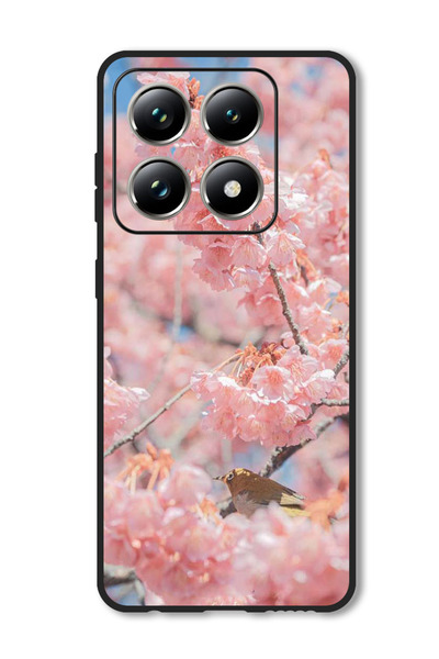 Theodor جراب متوافق مع هاتف Xiaomi 14T، غطاء حماية مقاوم للصدمات ومتين، زهور ...