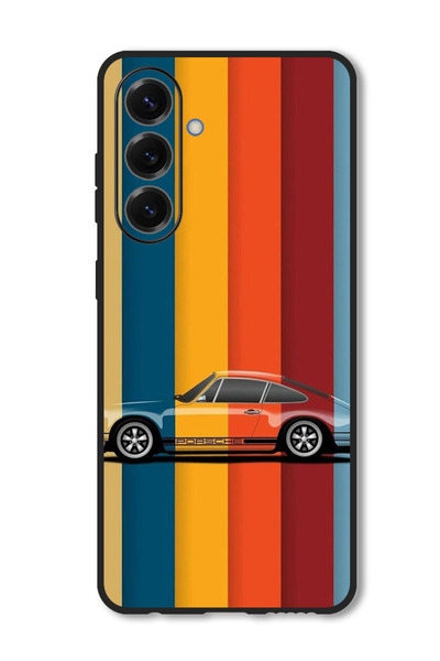 Theodor جراب متوافق مع هاتف Samsung Galaxy F16/ M16 غطاء حماية مقاوم للصدمات بتصميم عتيق من بورش