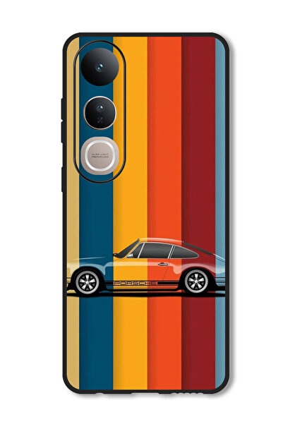 Theodor جراب متوافق مع هاتف Vivo V50 Lite غطاء حماية مقاوم للصدمات بتصميم كلاسيكي من بورش