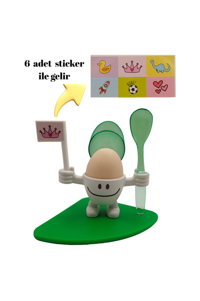 Frater Home Flamalı Yeşil Afacan Yumurtalık Çocuk Beslenme Eğitimine Destek Sempatik Çocuk Yumurtalığı