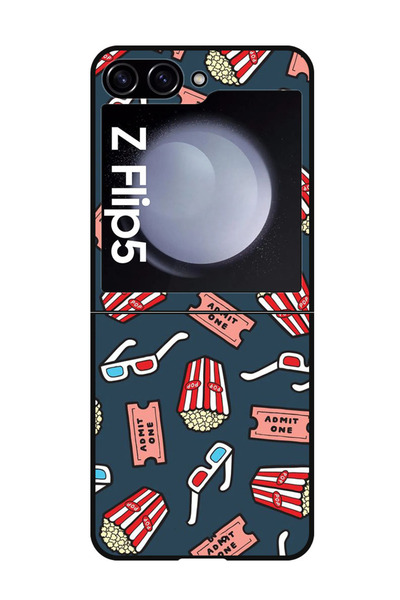 Theodor جراب واقٍ مضاد للخدش والصدمات لهاتف Samsung Galaxy Z Flip 5 مجموعة ال...