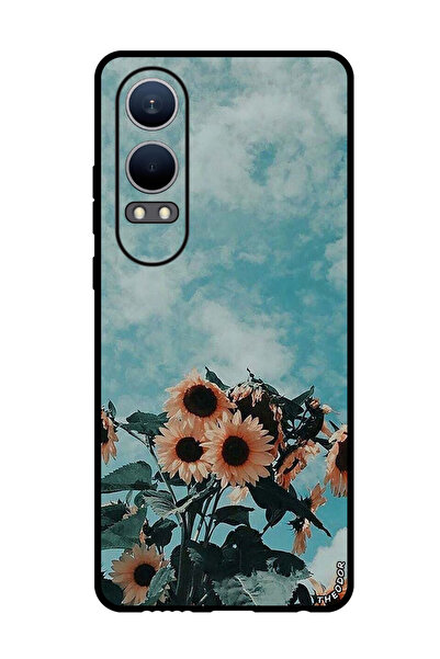 Theodor جراب واقٍ مضاد للخدش والصدمات لهاتف Oppo K12x (الصين) عباد الشمس