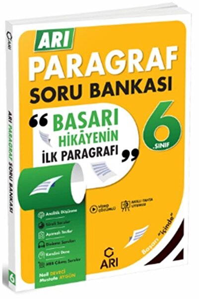 Bi bigelio 6. Sınıf Paragraf Soru Bankası Arı Yayınları
