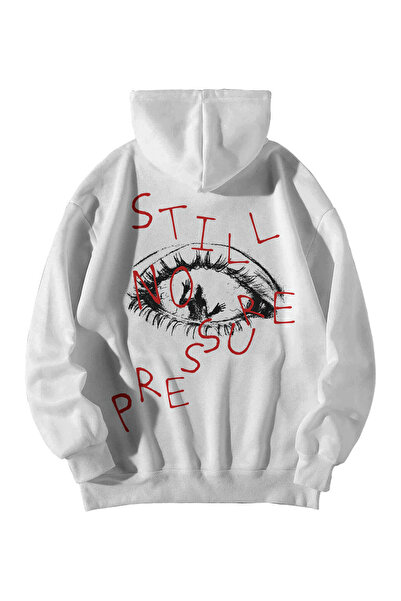 Harajuku Style Γυναικεία Ανδρικά Λευκά Manifest 333 Support Printed Oversize ...