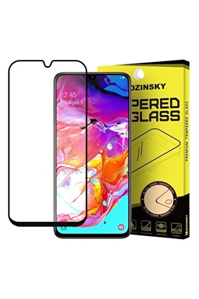 ELDE Ecran de protecție din sticlă pentru Samsung Galaxy A70 A705, aderență c...