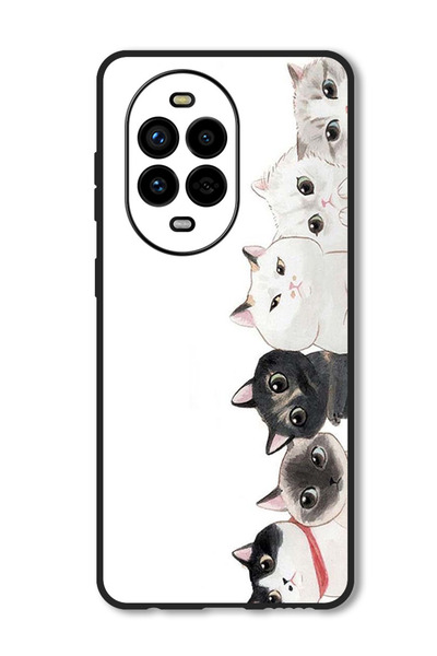 Theodor جراب متوافق مع هاتف هواوي نوفا 13 برو، غطاء حماية مقاوم للصدمات، قطط ...