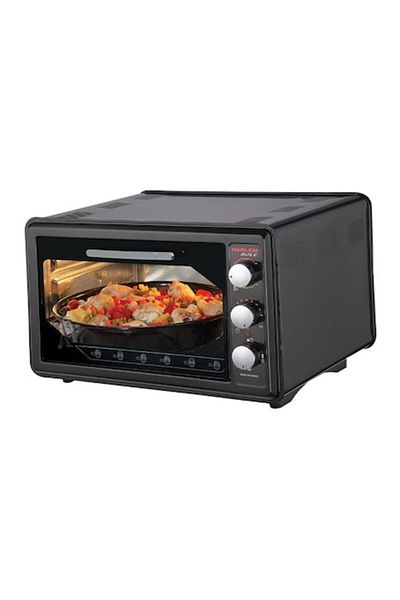HARLEM Cuptor electric 36L, 1500W, termostat, timer, led luminos, tavi incluse, gratar, negru