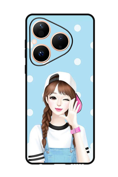 Theodor جراب متوافق مع هاتف Huawei Pura 80 مقاس 6.6 بوصة، غطاء حماية مقاوم لل...