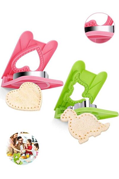 Generic 2PCS Sandwich Maker, Sandwich Cutters for Kids Lunch,Crustless Breakf...
