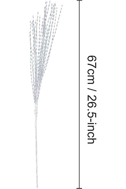 ASKI STORE White ornamental branches for holidays set of 20 pieces