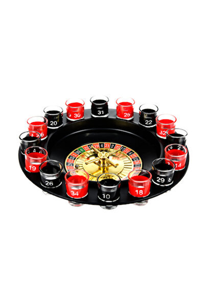 Tassotti Joc Ruleta cu pahare de shot, Tassotti, sticla/plastic, multicolor