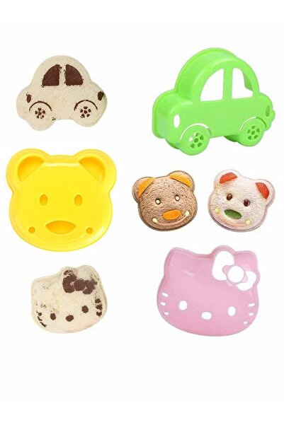 Generic 3 Pcs Bear Shape Sandwich Cutter and Sealer, Uncrustable Sandwich Mak...