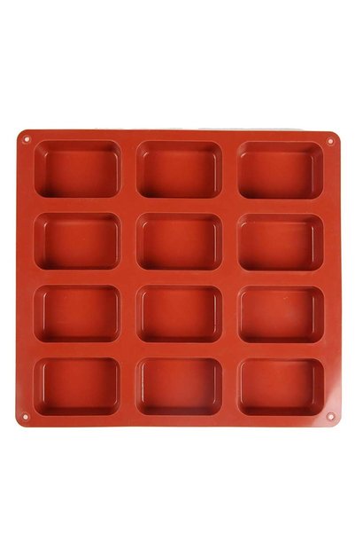 Generic Silicone 12 Square Soap Cake Aromatherapy DIY Mooncake Wax Sheet Baki...