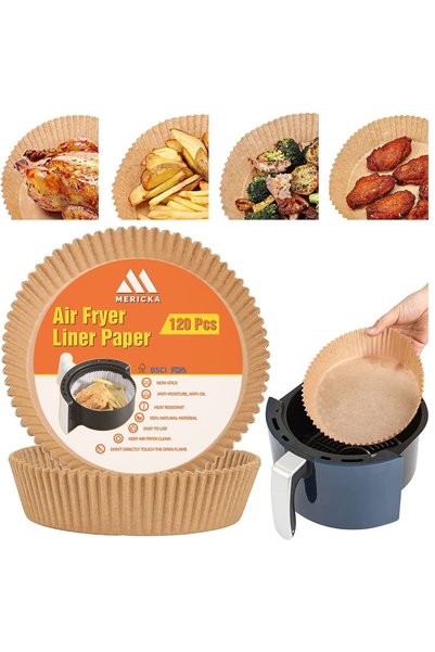Generic 120 Air Fryer Disposable Paper Liner 120 Pcs Liners for Air Fryer Non...