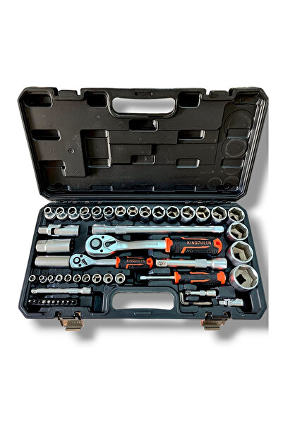 Genel Markalar 52 Parça 1/2" ve 1/4" Lokma Takımı Seti