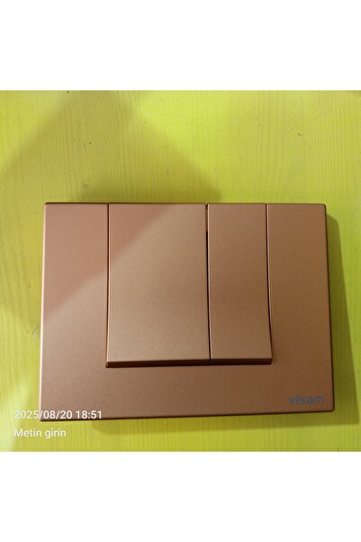 Visam gömme rezervuar kumanda paneli