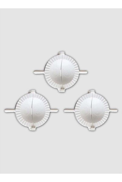 Generic 3-Piece Dumplings Mould Set White 33grams