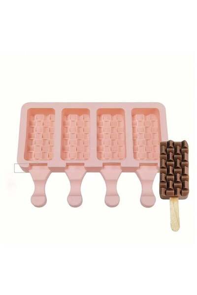 Generic 1pc, Silicone Popsicle Mold, Ice Pop Molds, Reusable Ice Cream Molds,...