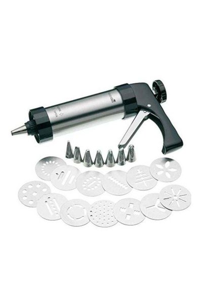 Generic Deluxe Biscuit Maker Kit Chrome/Black