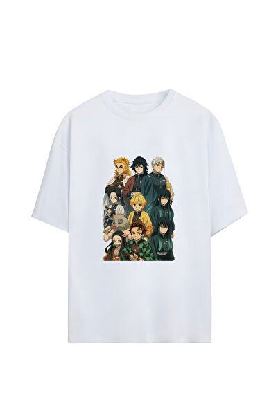 GraffTee TRICOU UNISEX OVERSIZE DIN BUMBAC DEMON SLAYER
