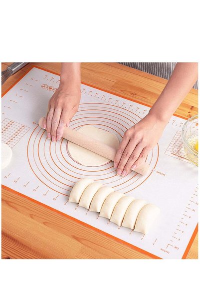 Generic Silicone Pastry Mat Extra Thick Non Stick Baking Mat Fondant Mat Coun...